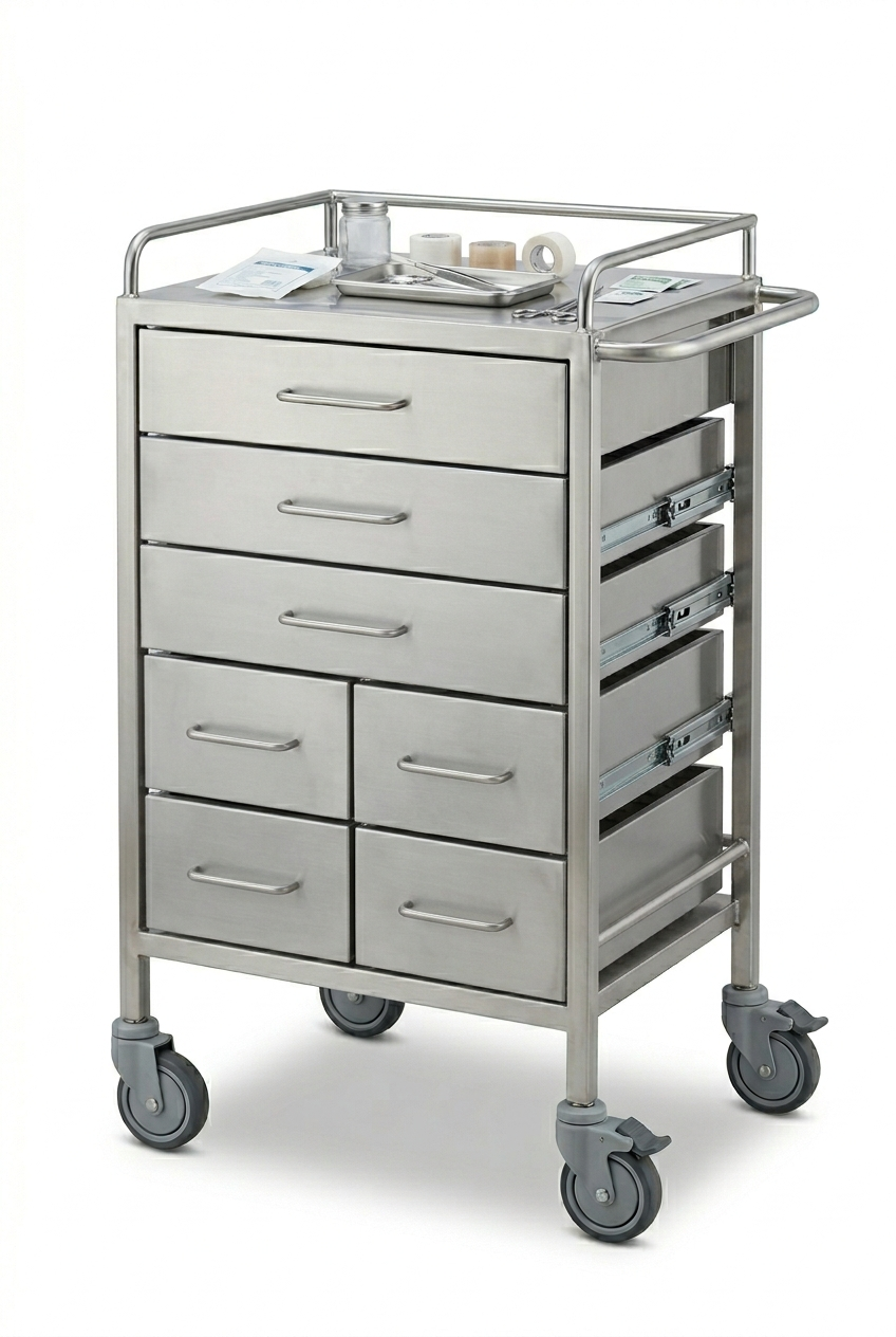 Instrument Trolley (S.S / Powder Coated)