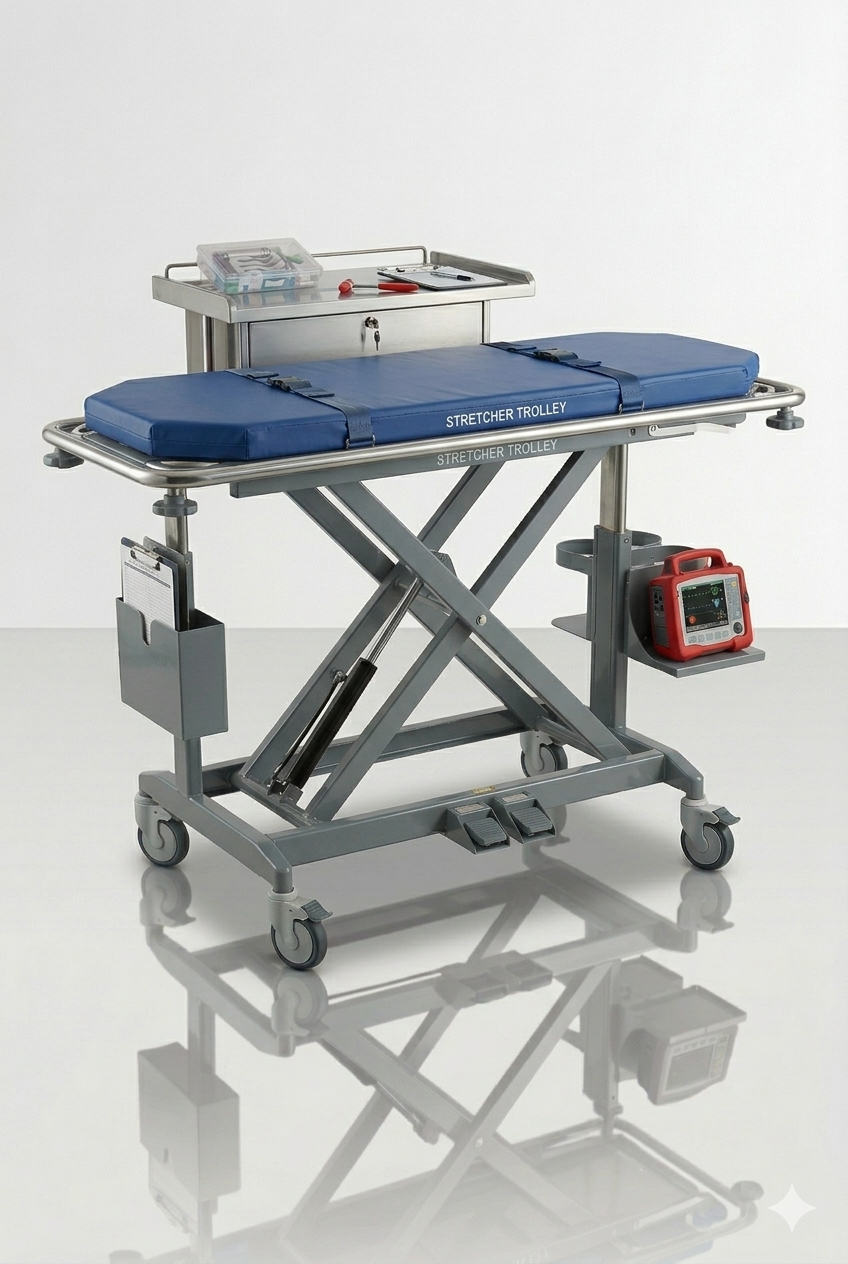 Stretcher Trolley – Standard (M/S & S.S)