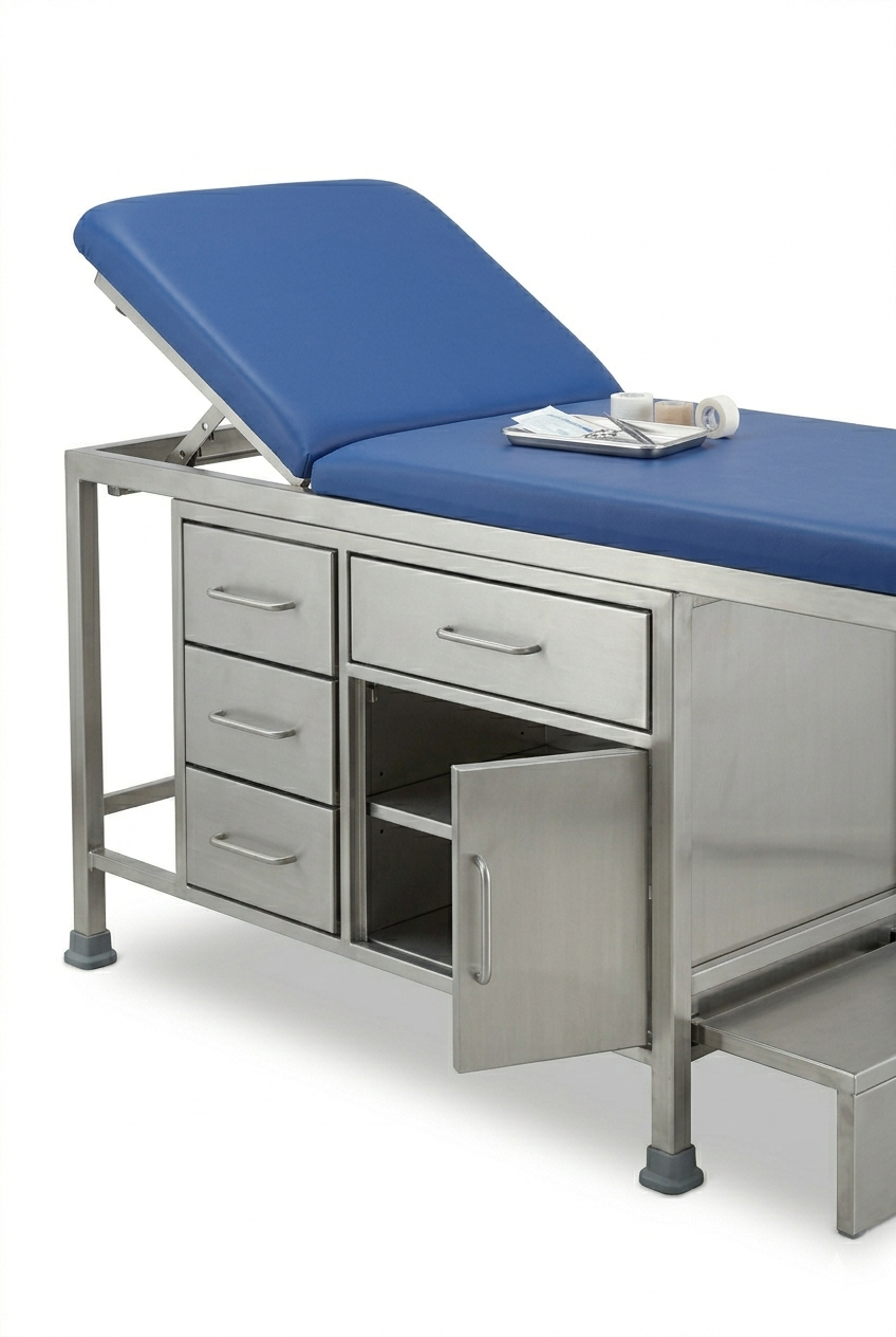Examination Couch – with Drawers / Cabinet