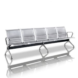 Waiting Bench – Stainless Steel 5-Seater