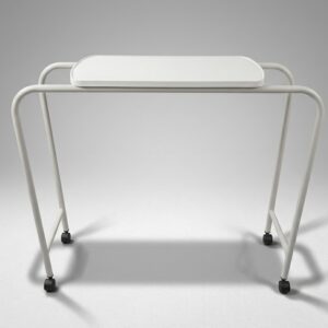 Over Bed Table – U-Shape Powder Coated, Fiber Top