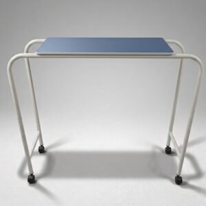 Over Bed Table – U-Shape Powder Coated, Wooden Top