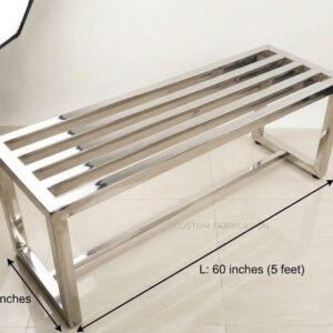 Durable hospital attendant bench for patient and visitor seating